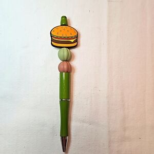 Beadable Hamburger pen
